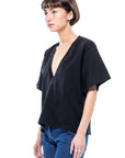 Toit Volant - Mars Tee Cotton Jersey - Black -