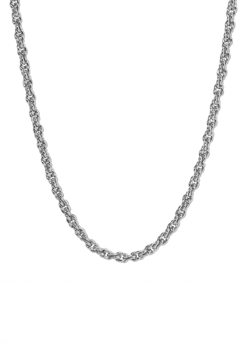 Leeada - Morro Chain Necklace - Silver -