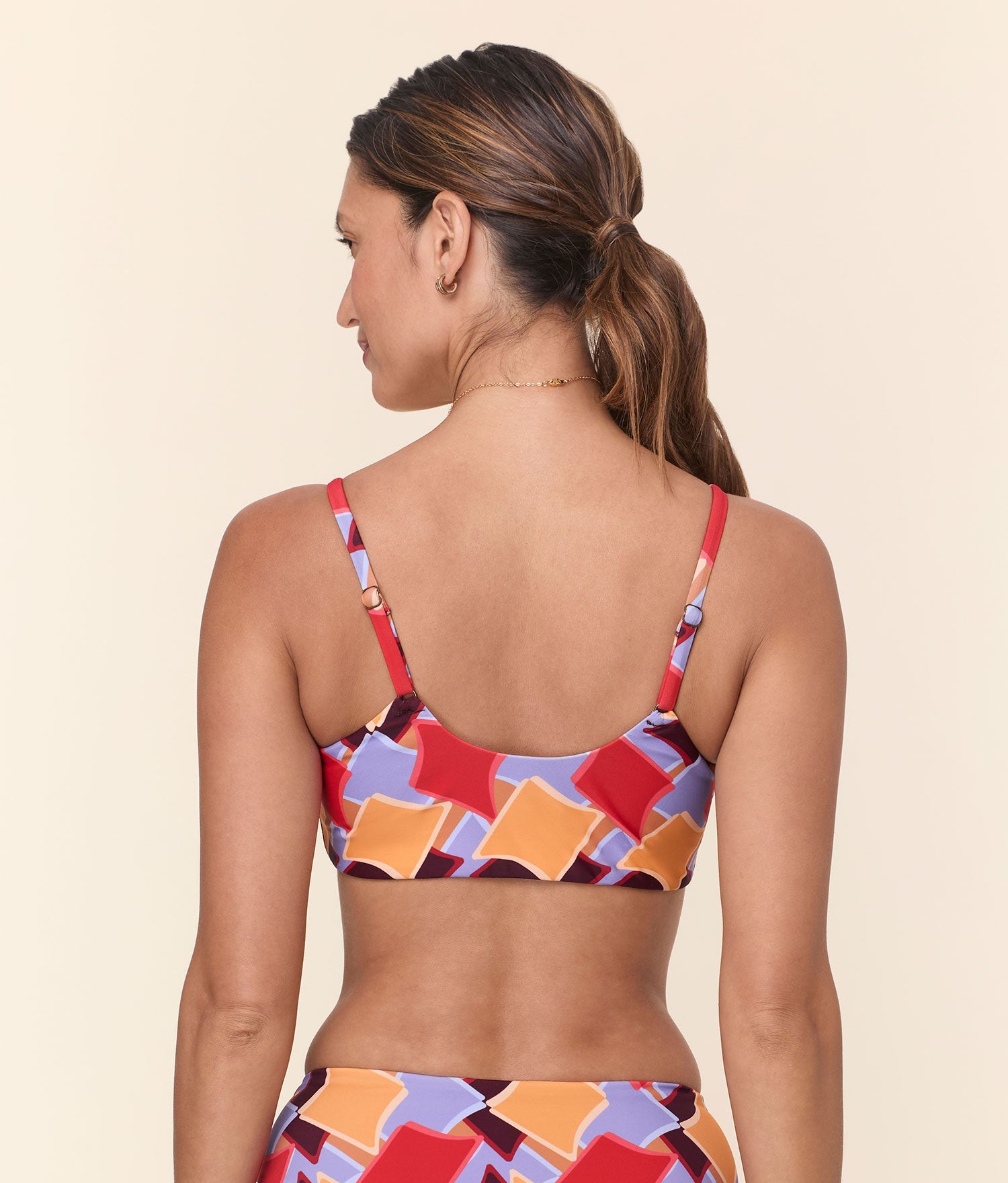 Andie Swim - The Maui Bikini Top - Eco Nylon - Mod Geo -