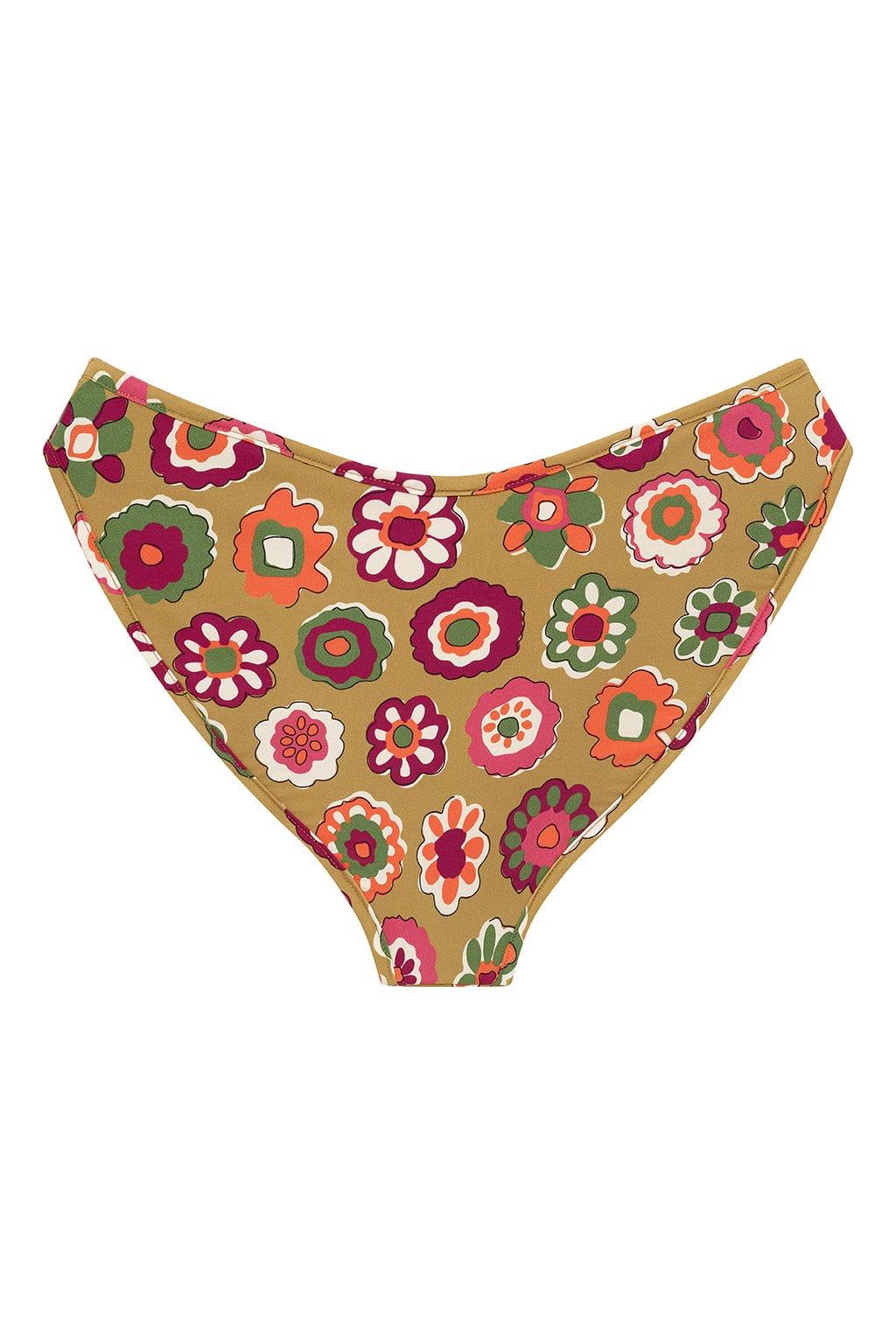 Montce - Mazzy Floral Added Coverage Lulu Bikini Bottom -