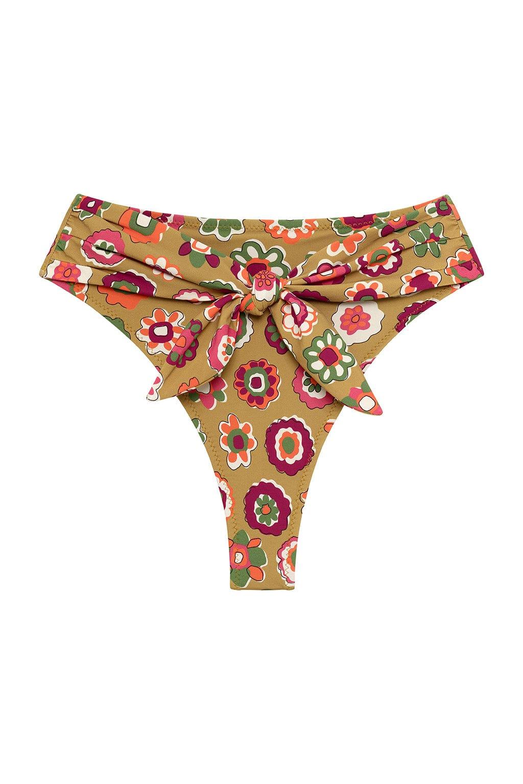 Montce - Mazzy Floral Paula Tie-Up Bikini Bottom -