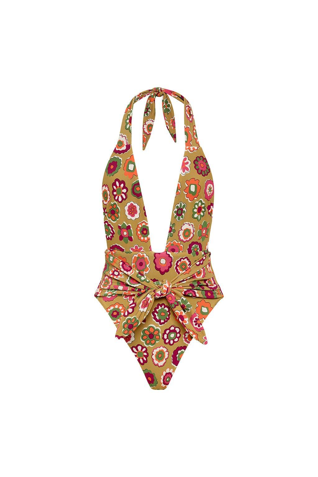 Montce - Mazzy Floral Tropez Tie-Up One-Piece -