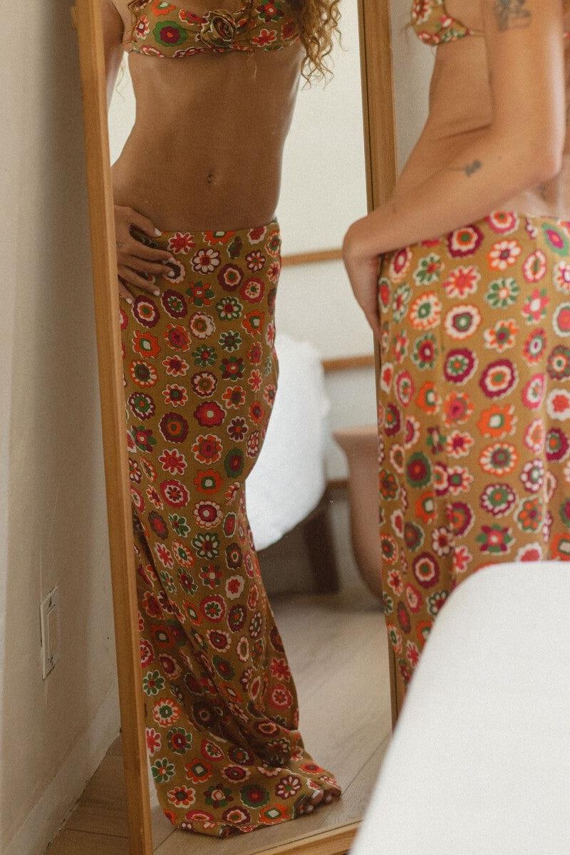 Montce - Mazzy Floral Silk Natalia Skirt -
