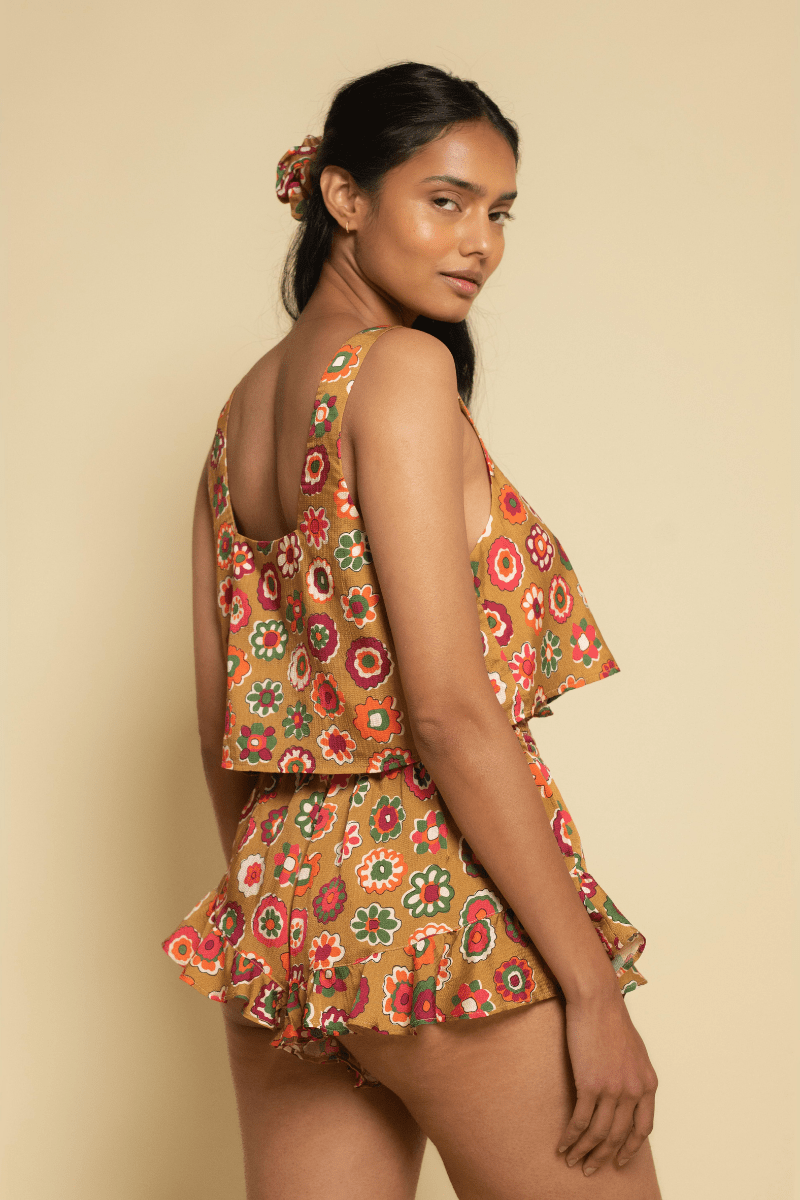 Montce - Mazzy Floral Silk Boho Short -