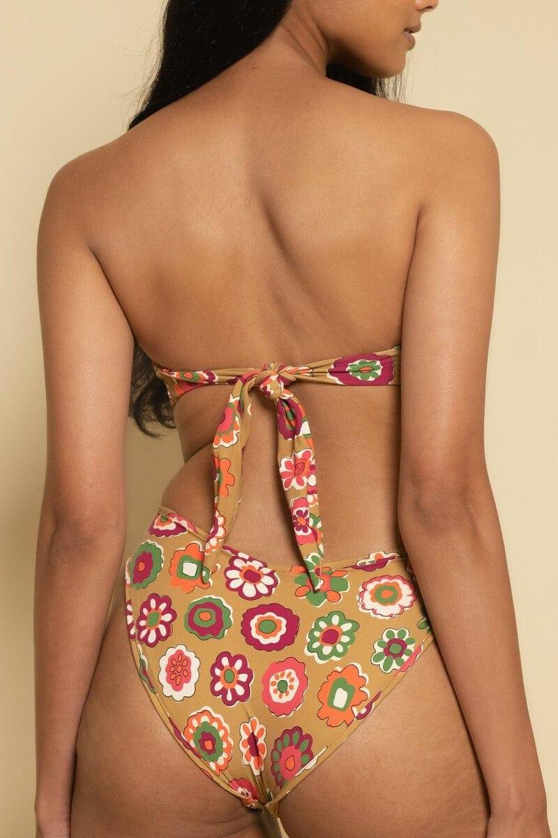 Montce - Mazzy Floral Added Coverage Lulu Bikini Bottom -