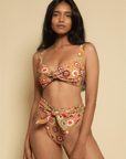 Montce - Mazzy Floral Paula Tie-Up Bikini Bottom -