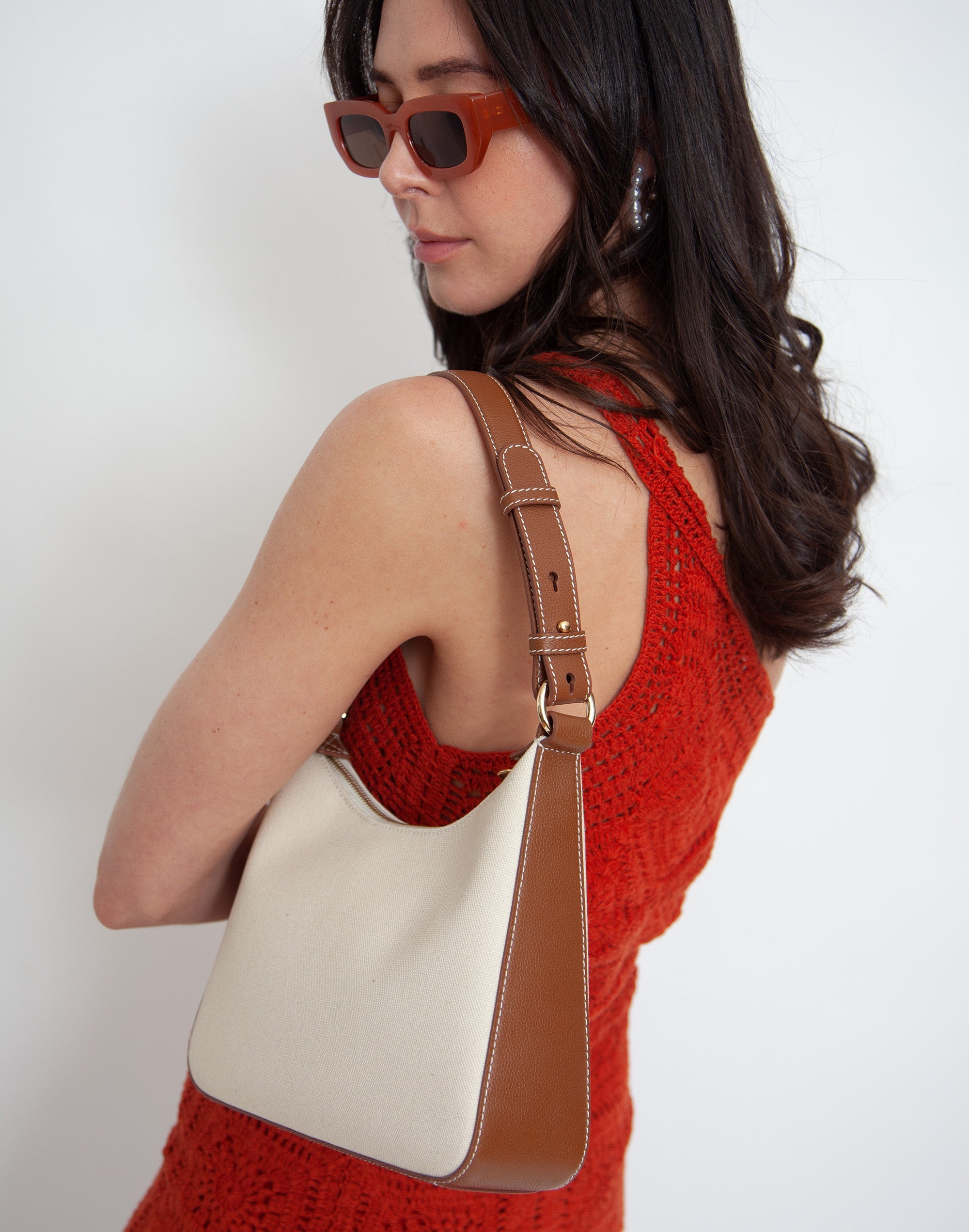 Canvas Medium Shoulder Bag