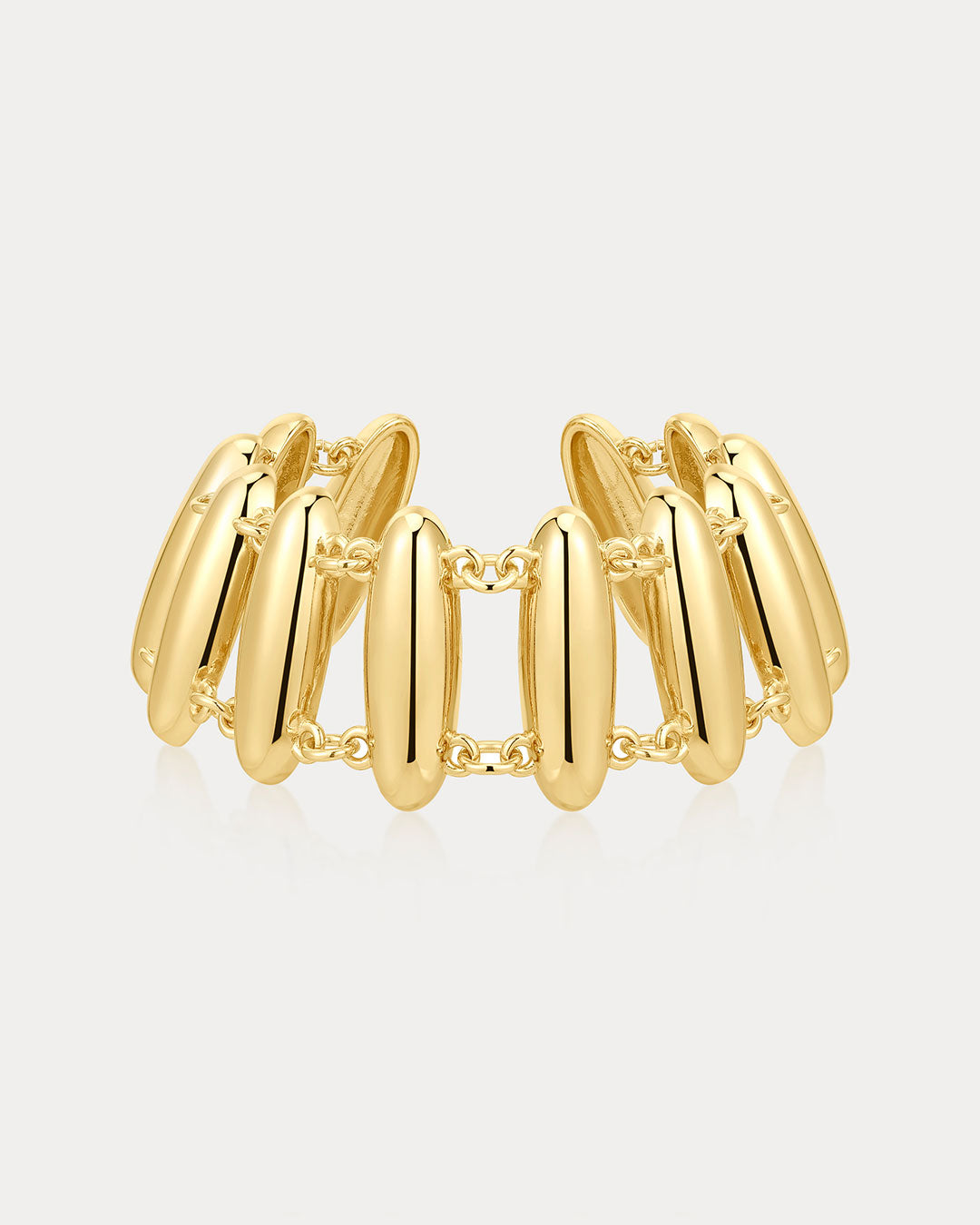 Luv Aj - The Milan Bead Stud Bracelet - Gold