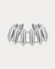 Luv Aj - The Milan Bead Stud Bracelet - Silver