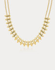 Luv Aj - The Milan Bead Stud Necklace - Gold