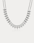 Luv Aj - The Milan Bead Stud Necklace - Silver