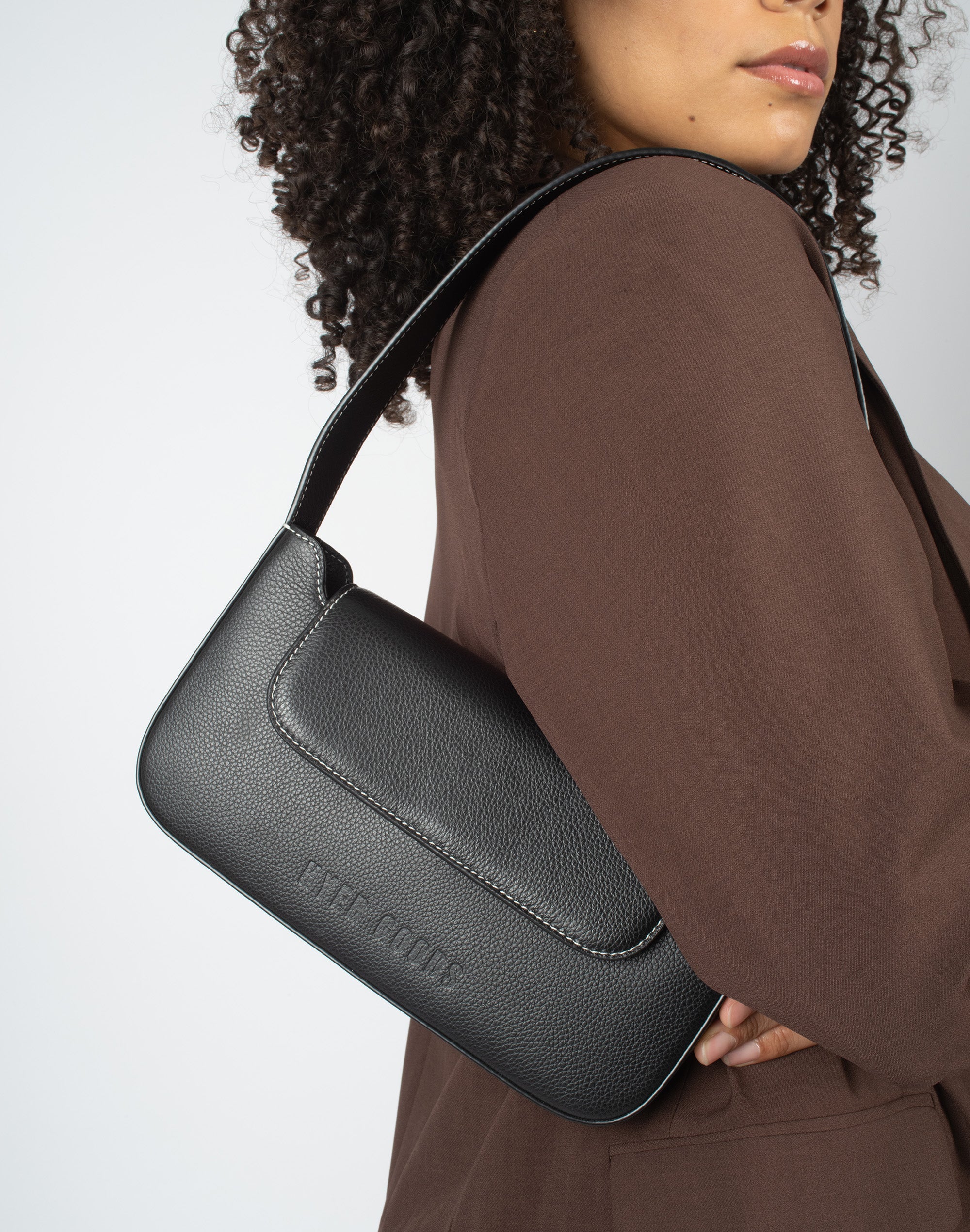 Luxe Buckle Shoulder Bag