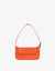 Luxe Buckle Bag - Orange Croc