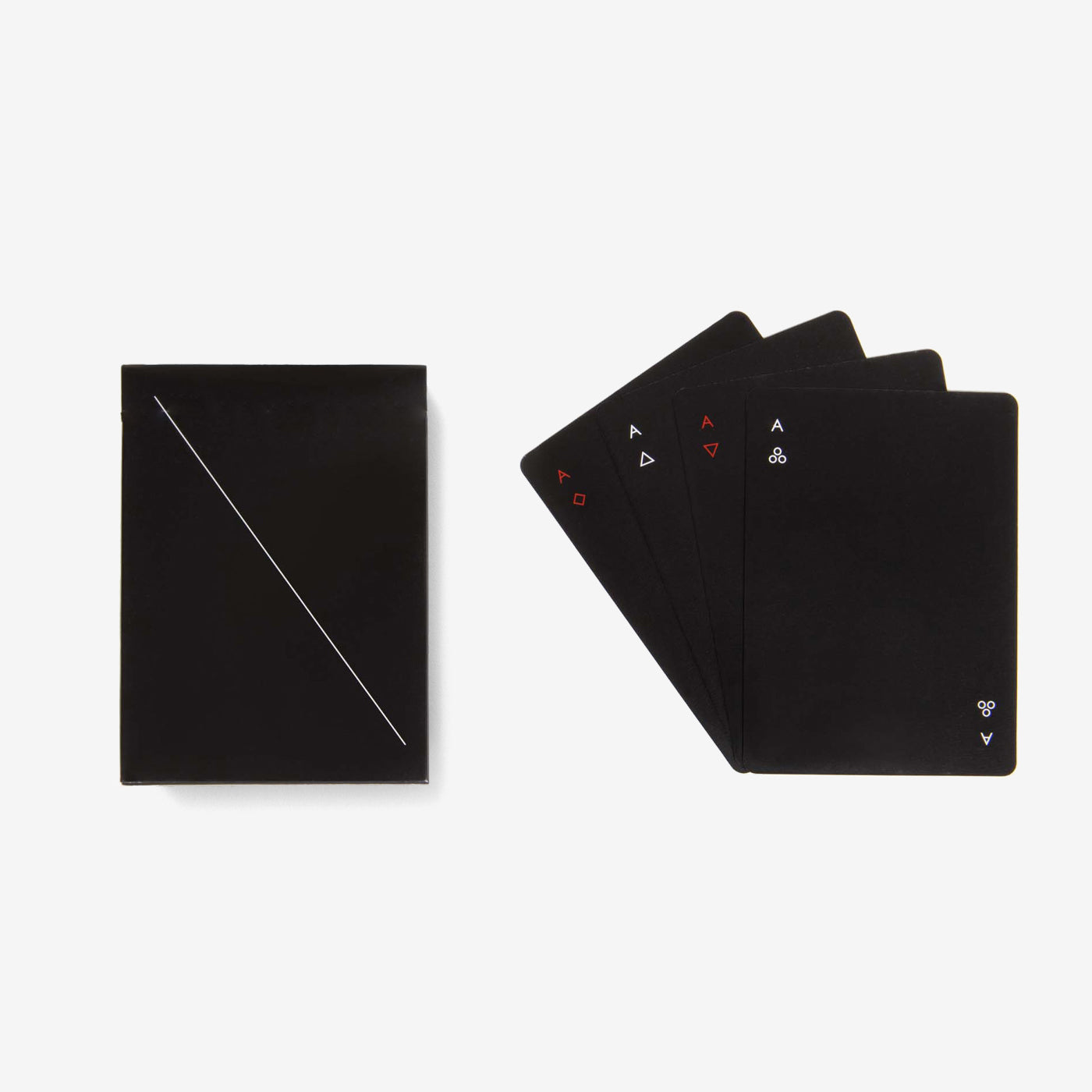 Areaware - Minim Playing Cards - Black -