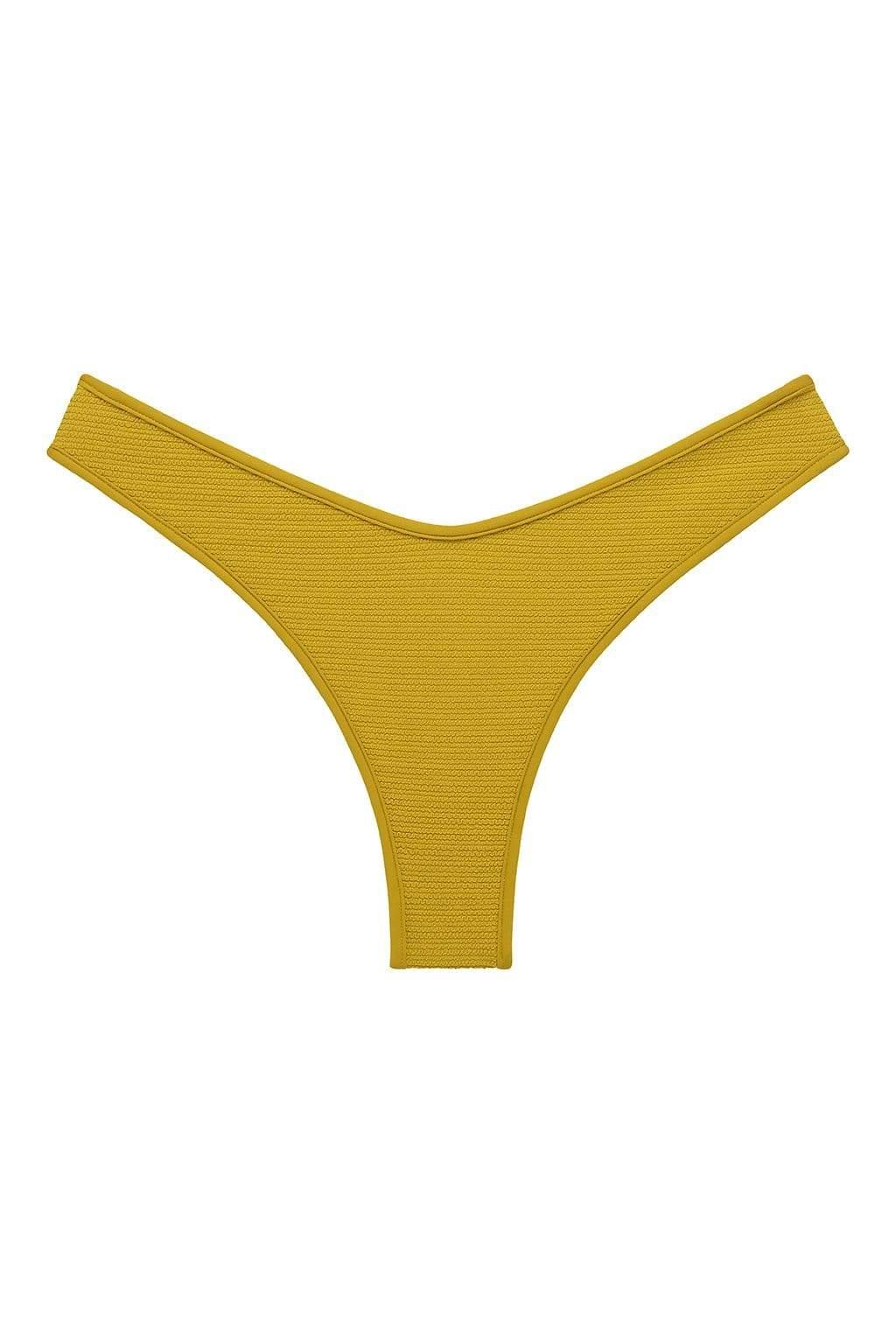 Montce - Key Lime Micro Scrunch Lulu Bikini Bottom -