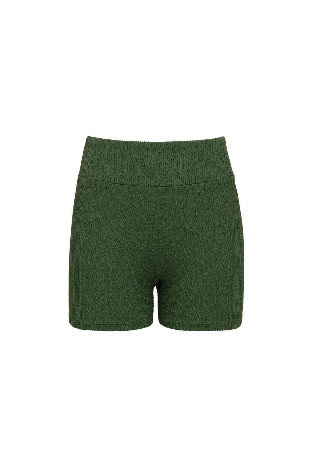 Montce - Olive Micro Scrunch Classic Bike Short -