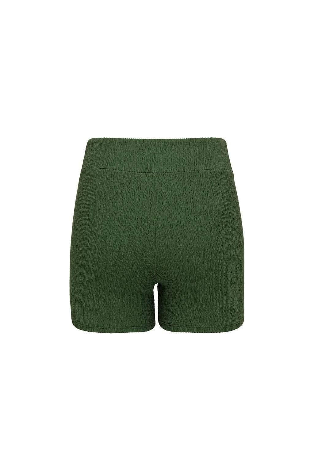 Montce - Olive Micro Scrunch Classic Bike Short -