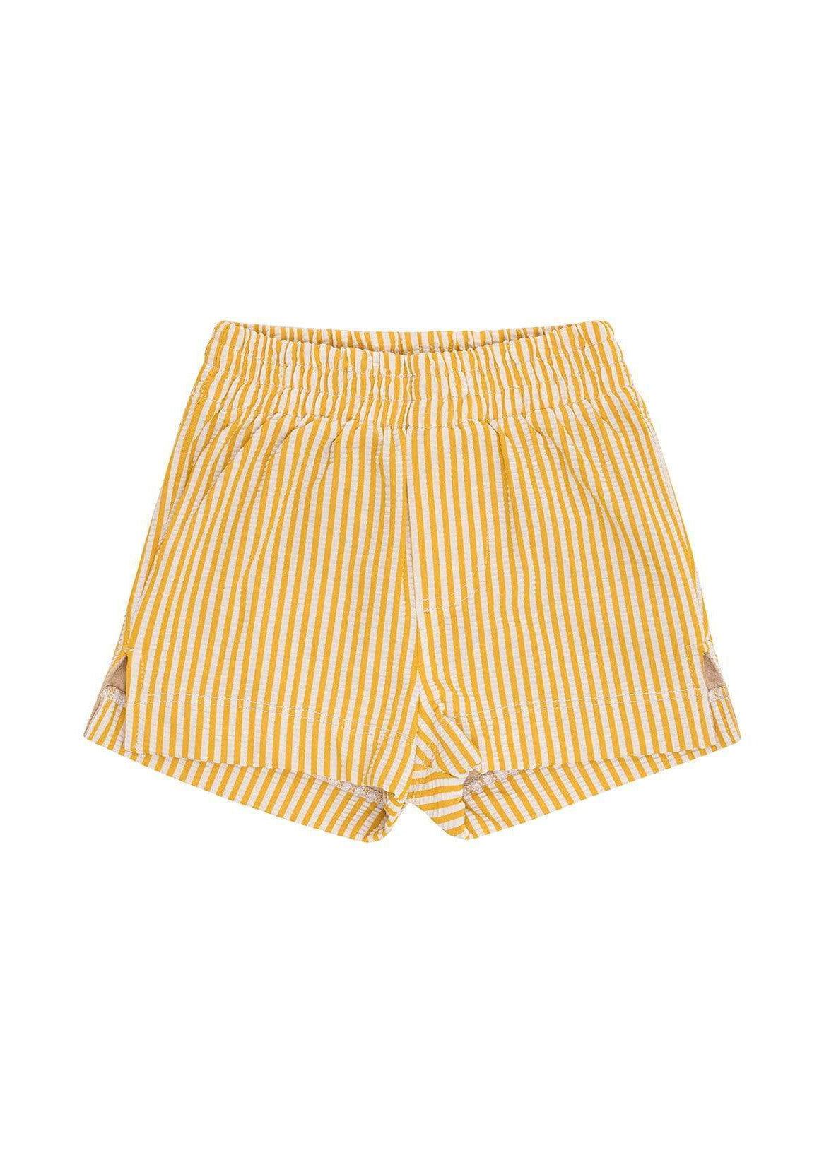 Montce - Canary Stripe Mini Swim Trunk -