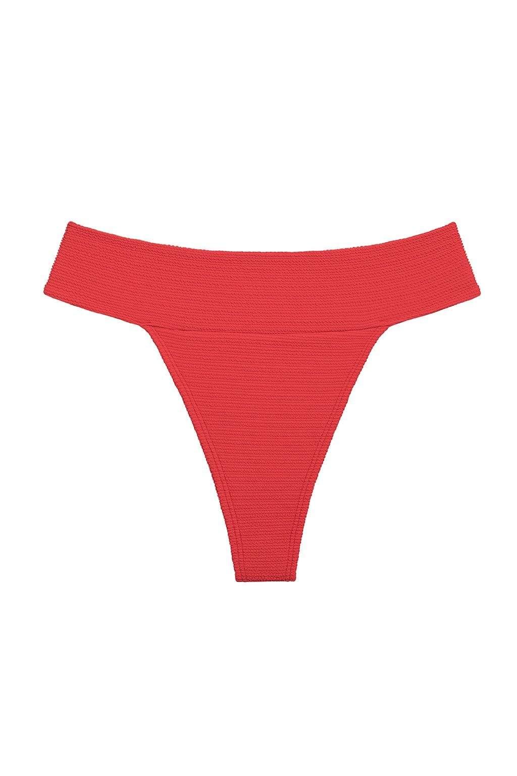Montce - Crimson Micro Scrunch Tamarindo Bikini Bottom -