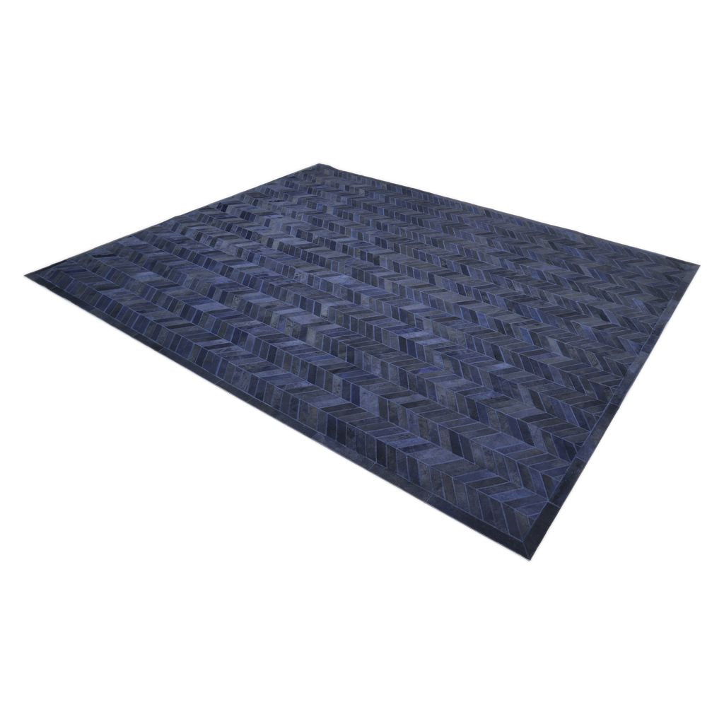 Solo Rugs - Meir Handmade Contemporary Cowhide Area Rug -