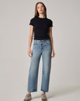 Edyson - Vincent High Rise Wide Leg Jeans - Medium Elston -