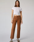 Edyson - Charlie High Rise Utility Straight Jeans - Oak -