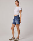 Edyson - Emil High Rise Shorts - Dark Bond Wash -