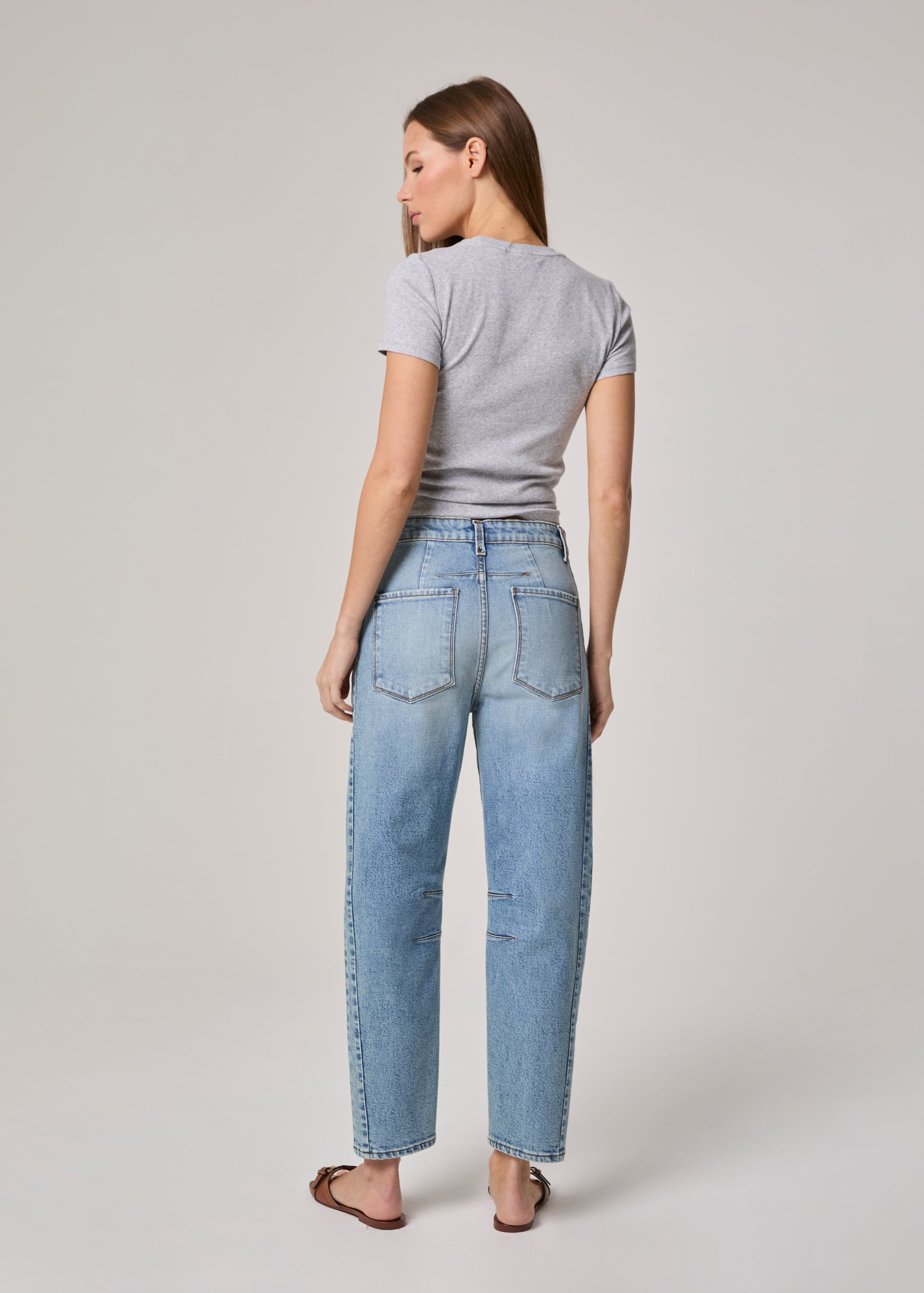 Edyson - Jack High Rise Slouchy Barrel Jeans - Medium Luton -