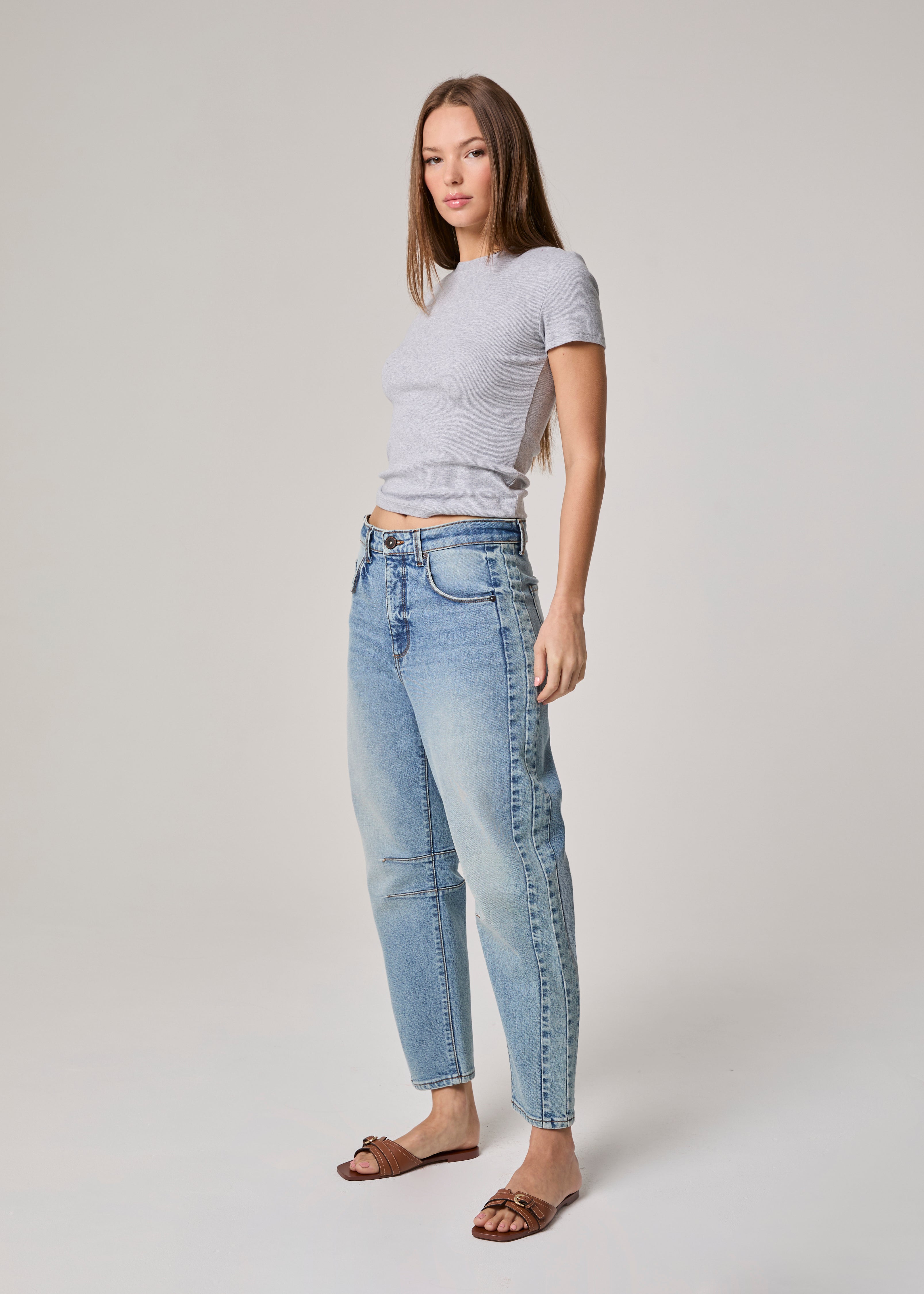 Edyson - Denim Pants - Jack High Rise Slouchy Barrel Jeans - Medium ...