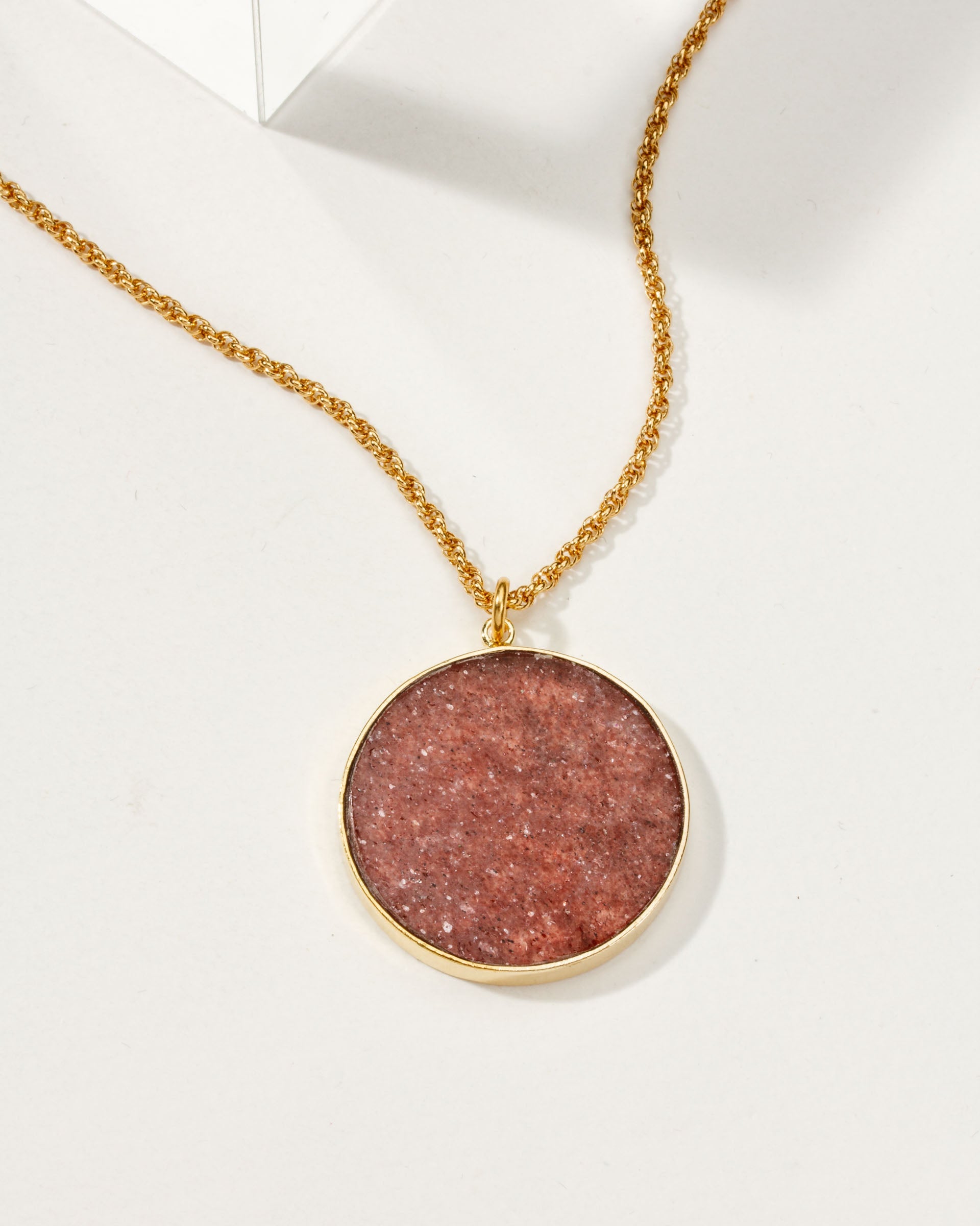 Luna Norte - Strawberry Moon Medallion Necklace -