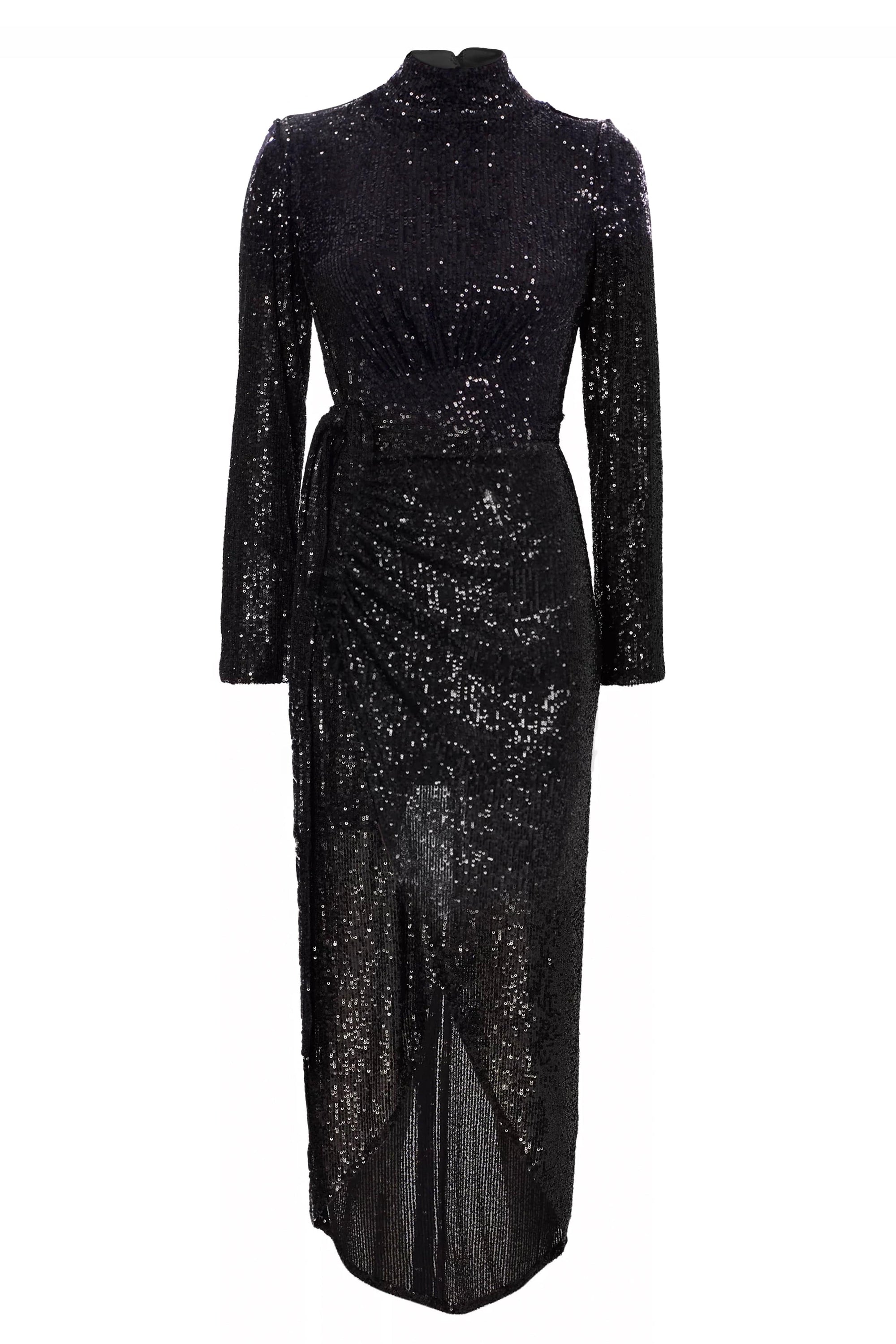 The Nako - Sequin Midi Cocktail Dress