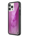 Wildflower iPhone case 13 Pro Max Neon Butterfly Plum Pink Cute