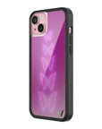 Wildflower iPhone case 15 Plus Neon Butterfly Plum Pink Cute