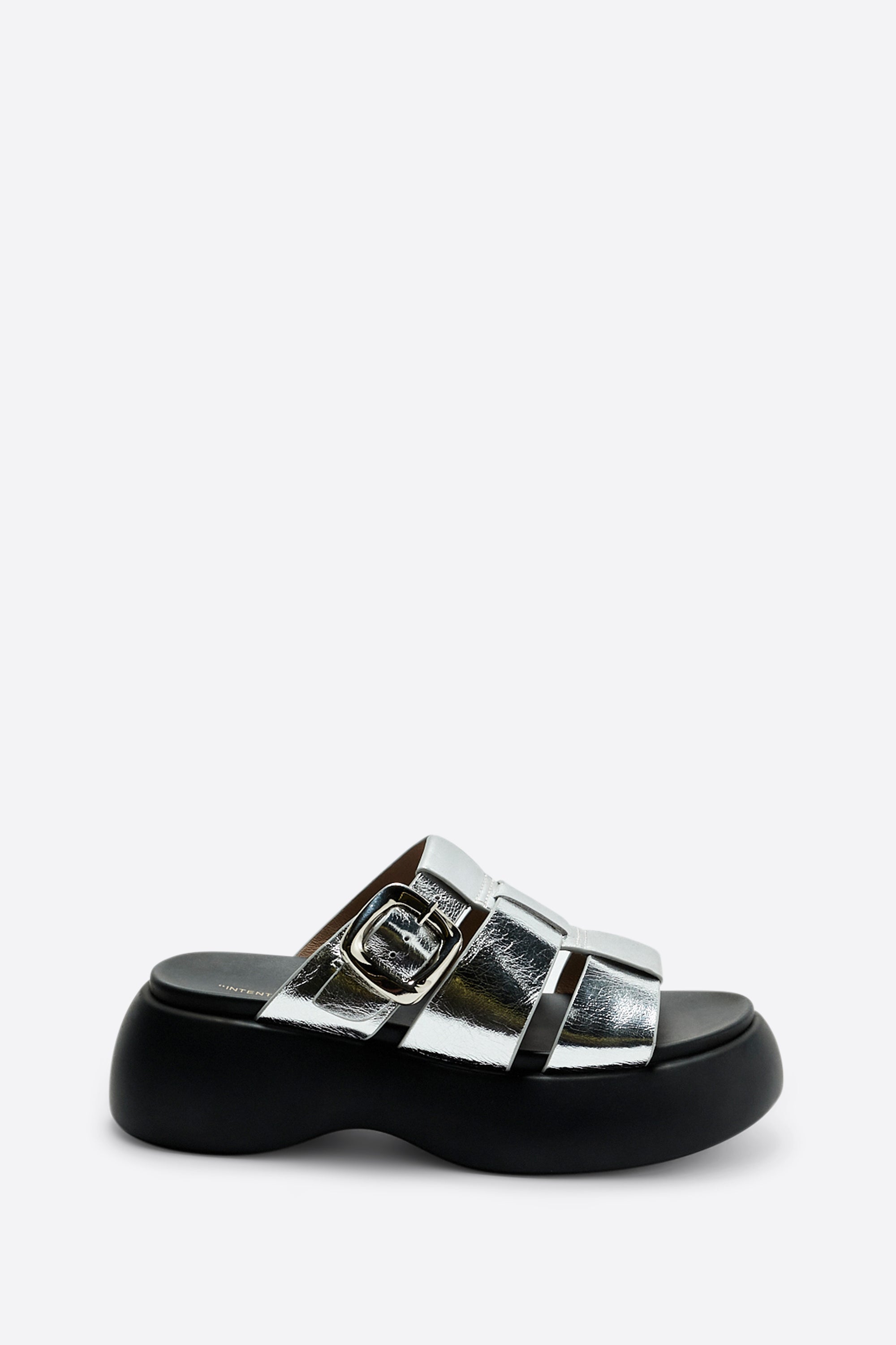 Intentionally Blank - Nell Metallic Platform Sandal -