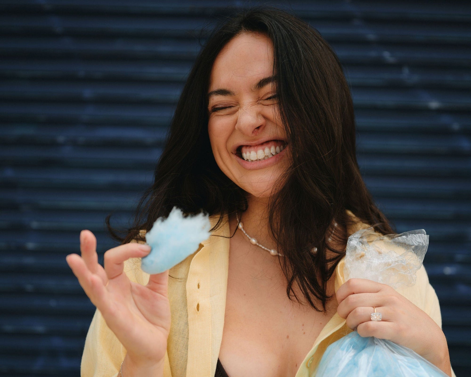 Nelle Atelier - The Chacha Petite Oversized Button Down Shirt - Butter -