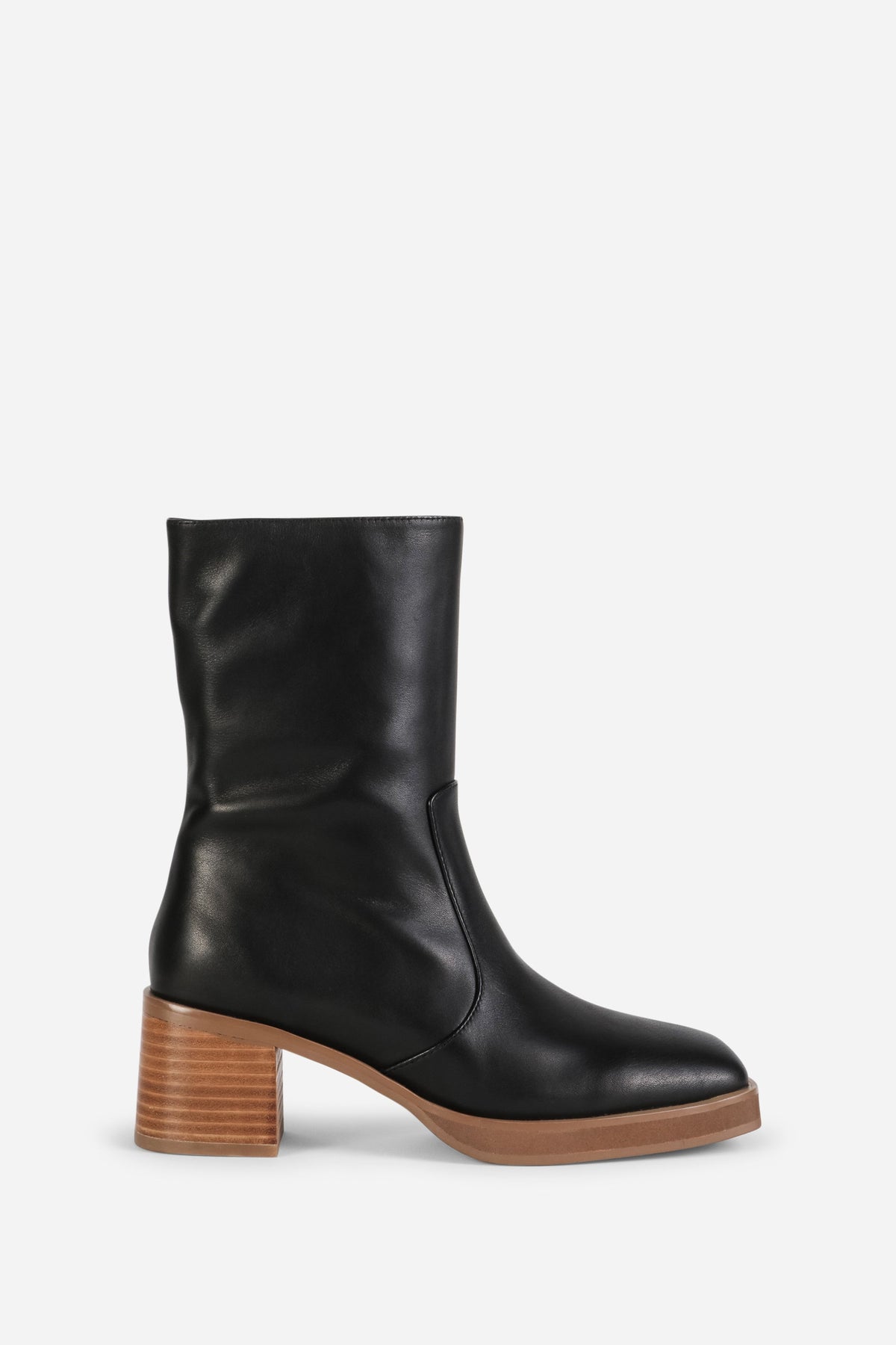 Intentionally Blank - Norfolk Stacked Heel Ankle Boot -