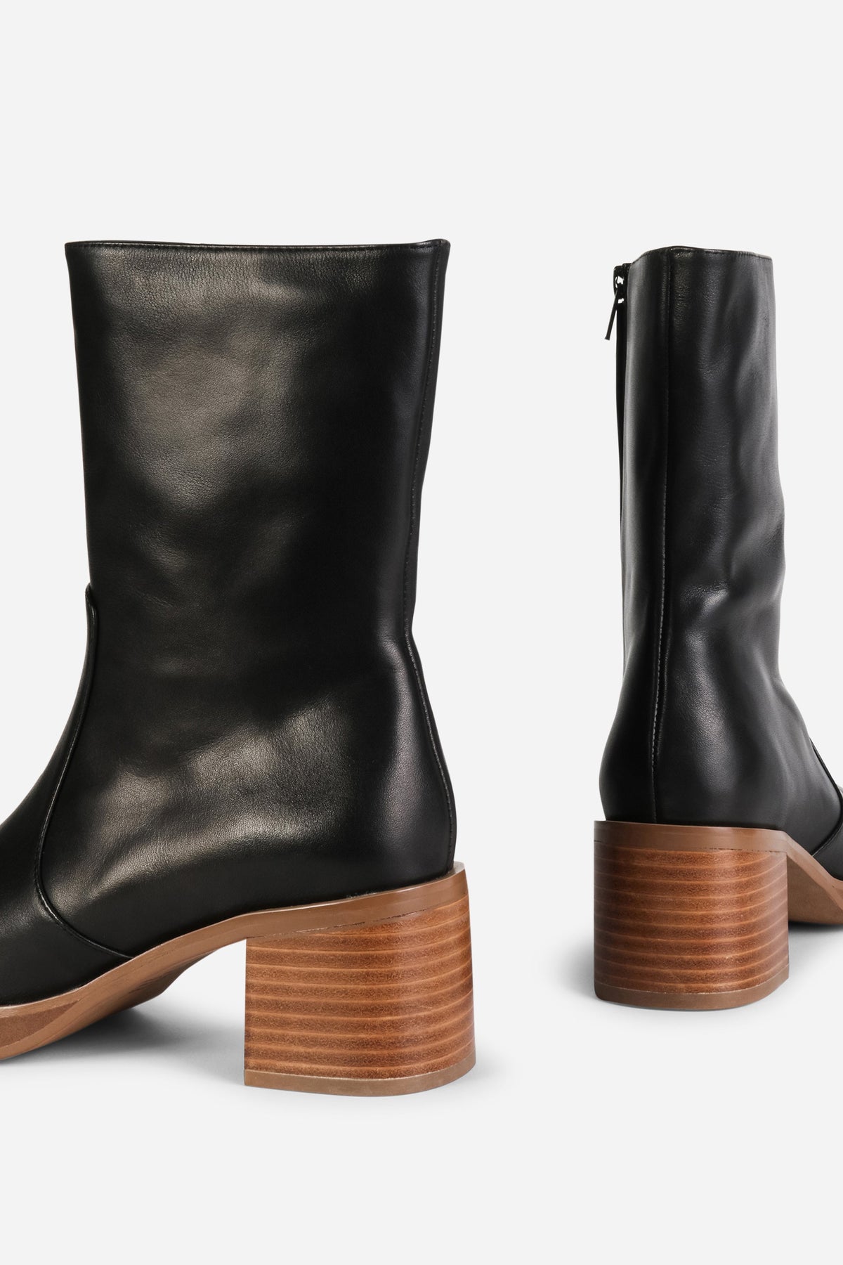 Intentionally Blank - Norfolk Stacked Heel Ankle Boot -