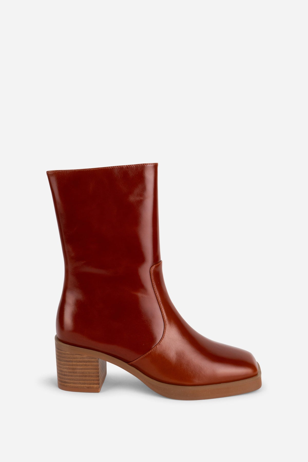 Intentionally Blank - Norfolk Stacked Heel Ankle Boot -
