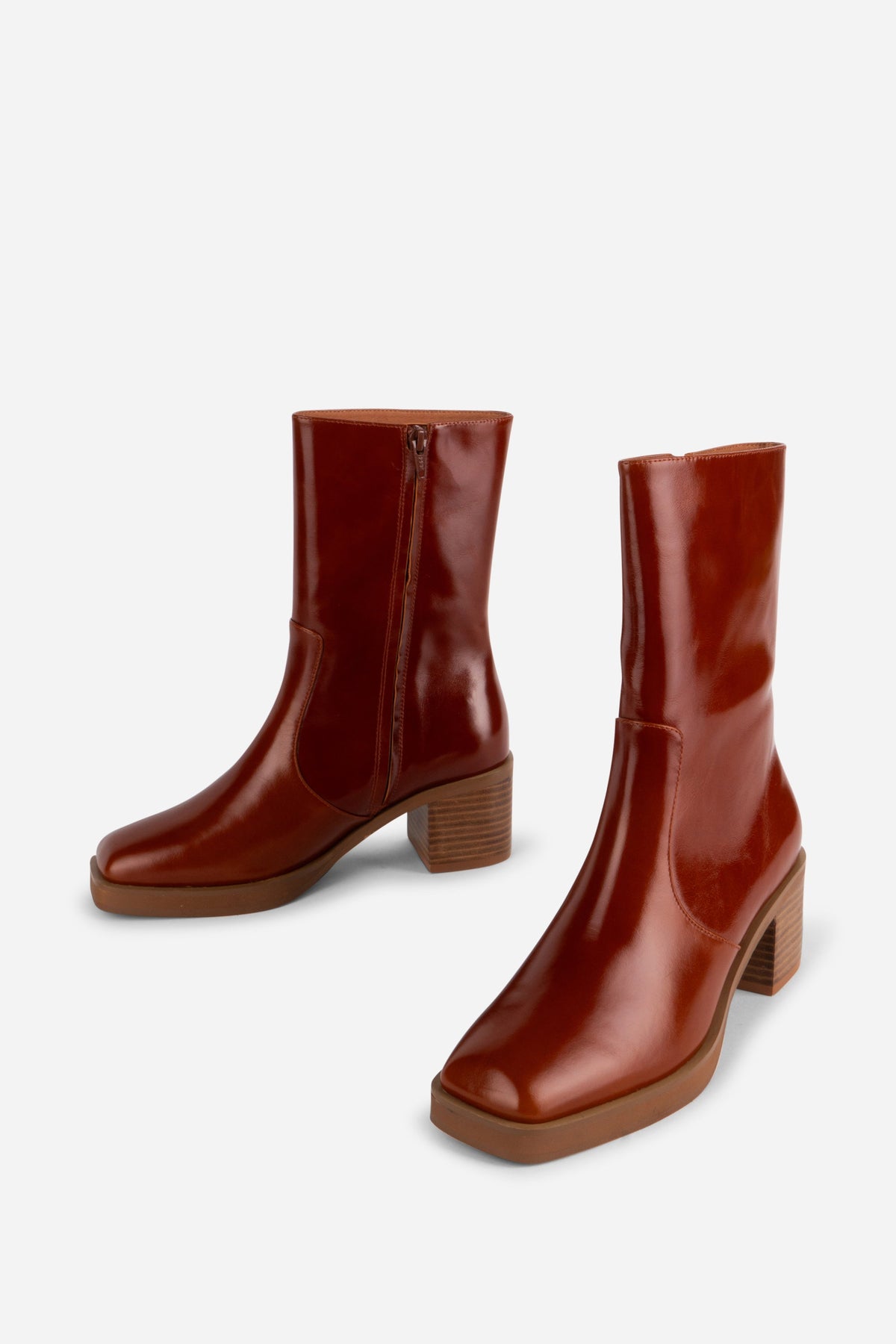 Intentionally Blank - Norfolk Stacked Heel Ankle Boot -