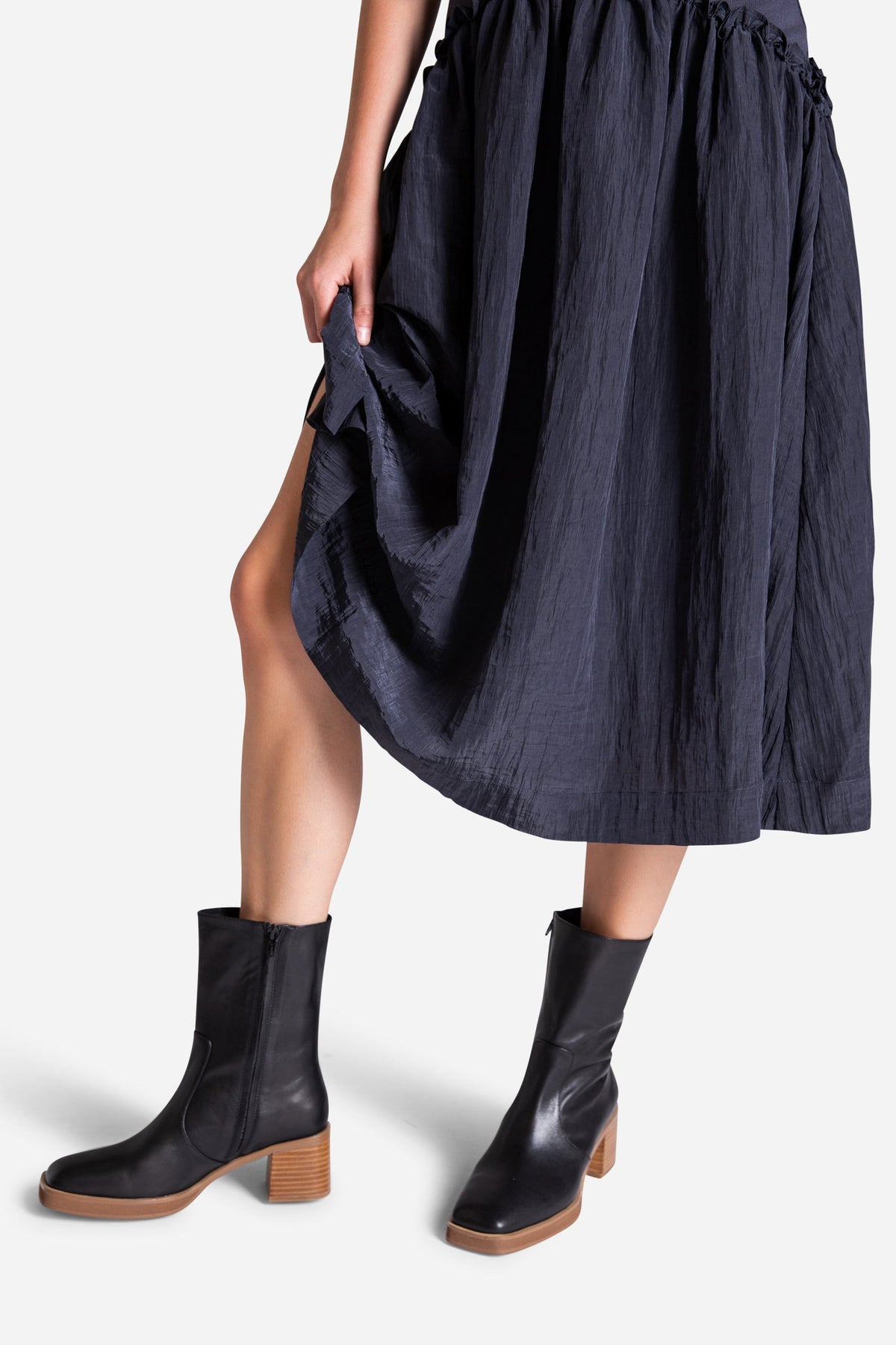 Intentionally Blank - Norfolk Stacked Heel Ankle Boot -