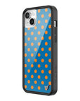 Wildflower iPhone case 13 Polka Dot | Blue and Orange Cute