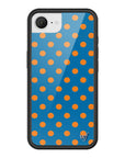 Wildflower iPhone case 17e Polka Dot | Blue and Orange Cute