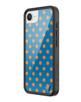 Wildflower iPhone case 17e Polka Dot | Blue and Orange Cute