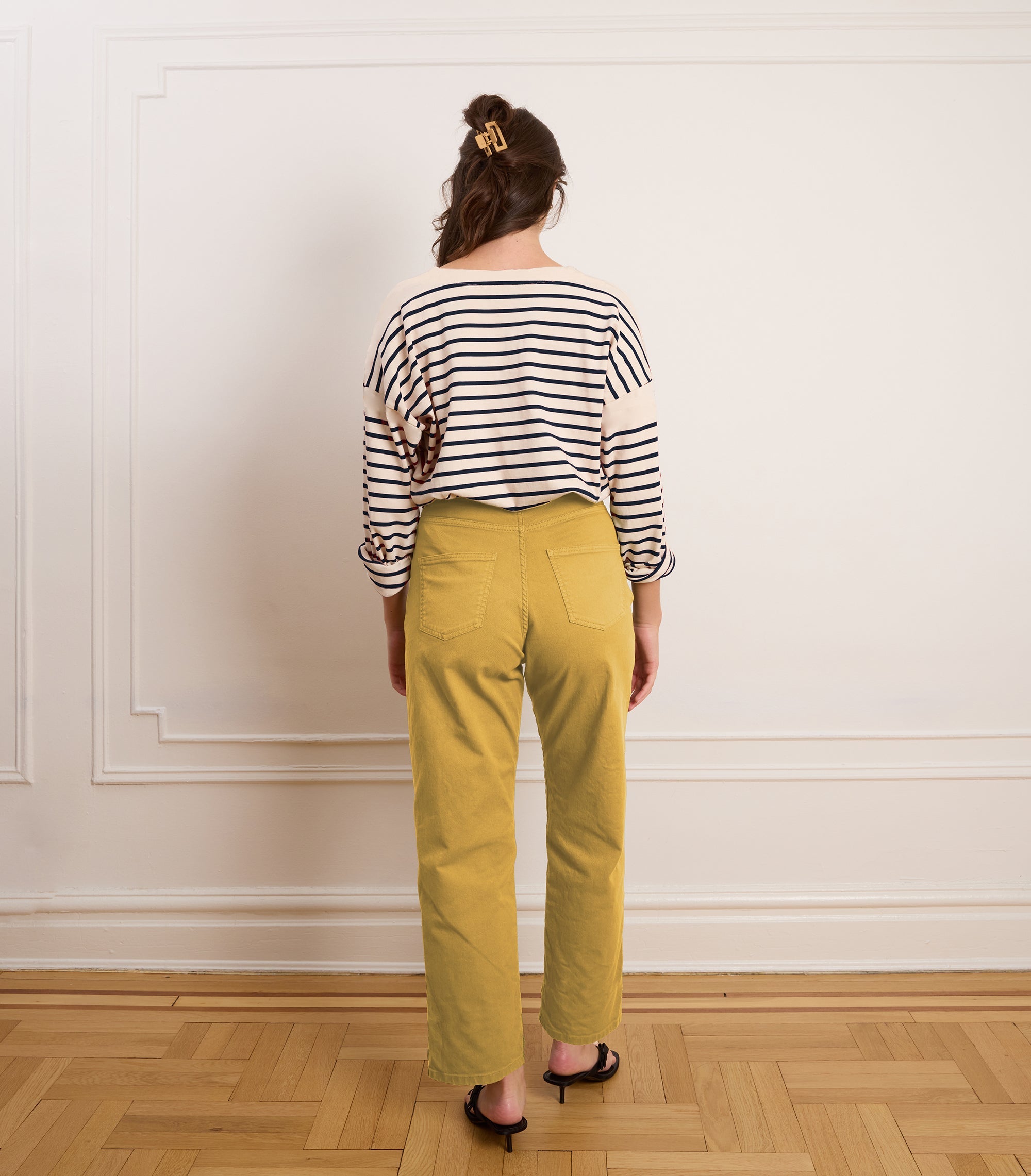 Loup - Amelia Barrel Leg Pants - Burnt Khaki -