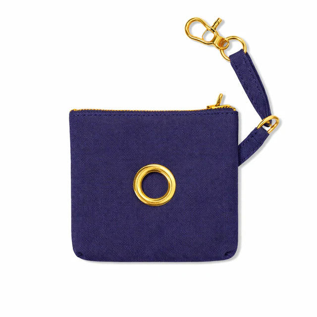 Found My Animal - Cotton Canvas Poop Bag Pouch - Navy -