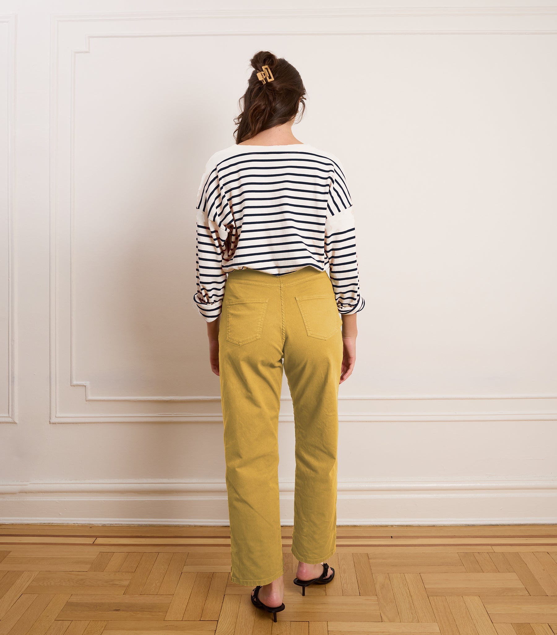 Loup - Marianne Oversized Breton Tee - Navy Stripe -