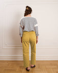 Loup - Marianne Oversized Breton Tee - Navy Stripe -