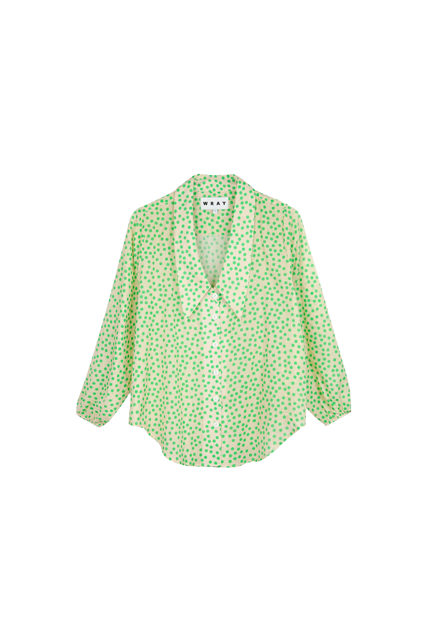 WRAY - Nic Shirt - Pistachio Dot -