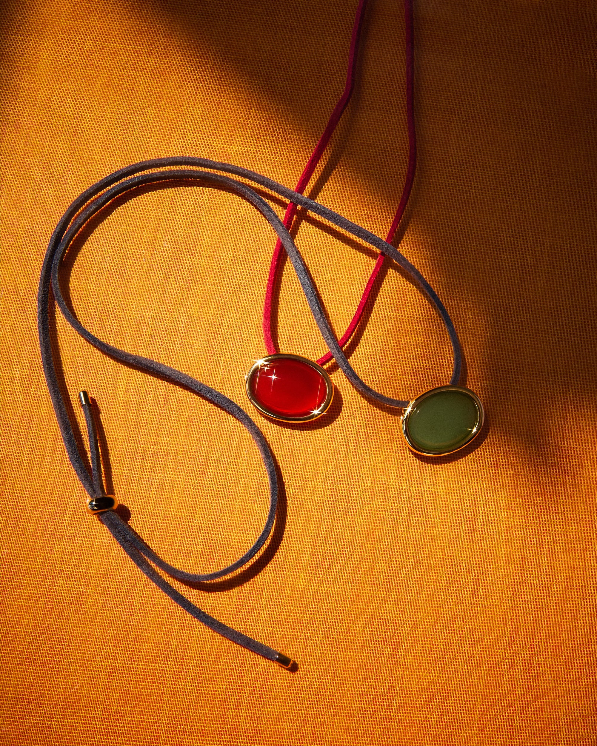 Luv Aj - Sunset Stone Cord Necklace- Green -