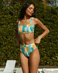 Nomads Swimwear - Current Bottom II - Expressivo/Peach -